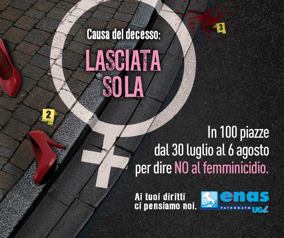 Femminicidio, domani presentazione iniziativa Enas Ugl a Montecitorio