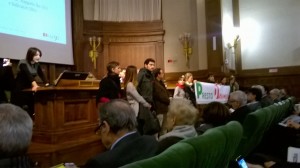 Protesta ricercatori Istat
