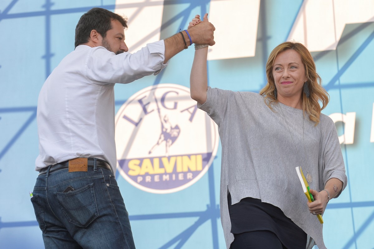 Salvini e Meloni: «Il M5s verso l’estinzione»