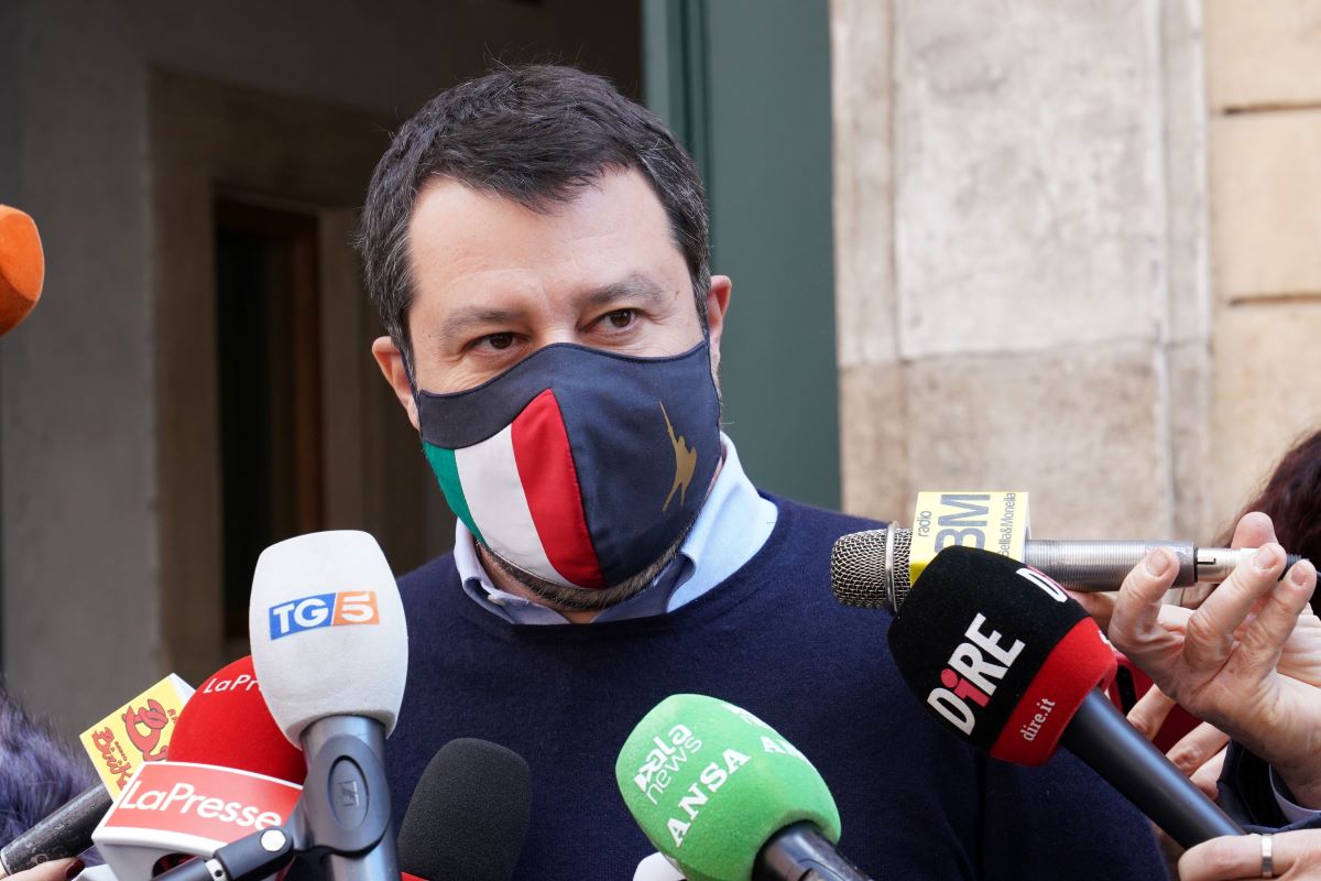 Covid, Salvini: «Cautela, ma salute e lavoro devono avanzare di pari passo»