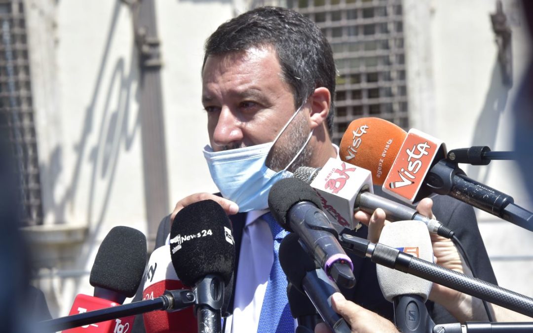 Salvini: «Mascherine? Spero nella libertà di respiro a breve»