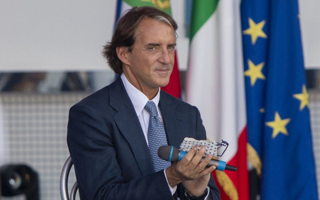 Italia, Mancini: «Restiamo tranquilli e faremo una grande partita»