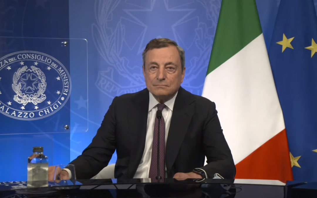 Draghi: «Il governo prevede crescita vicina al 6%»