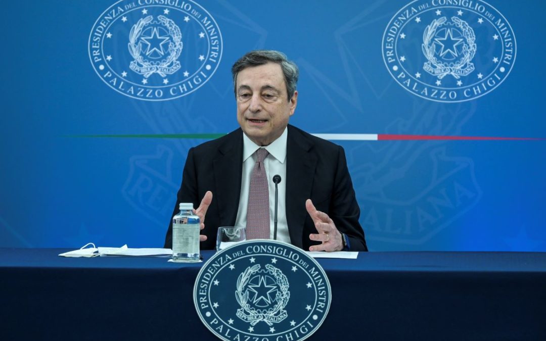 Draghi: «La squadra di governo è efficiente e va avanti»
