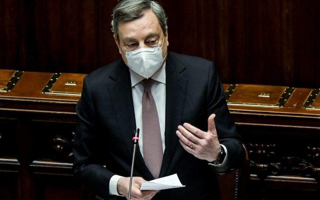 Draghi: «Al lavoro per la cessazione delle ostilità»