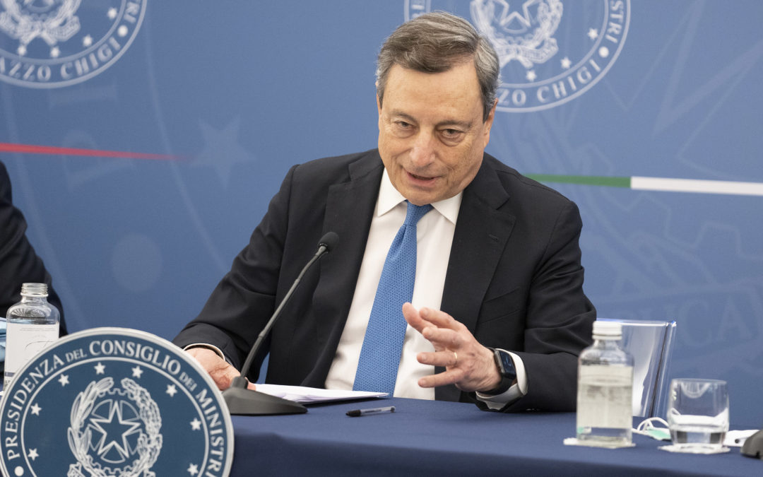 Draghi: «L’Italia è per il cessate il fuoco e i negoziati»