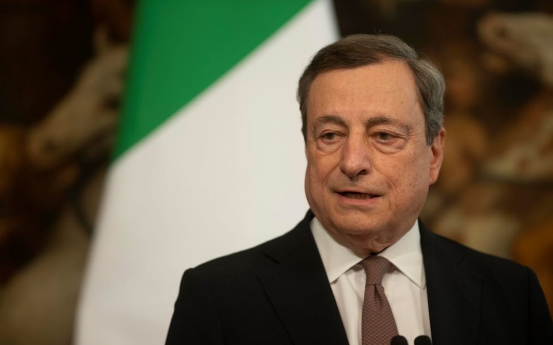 Draghi: «Quello che si deve fare è cercare la pace»