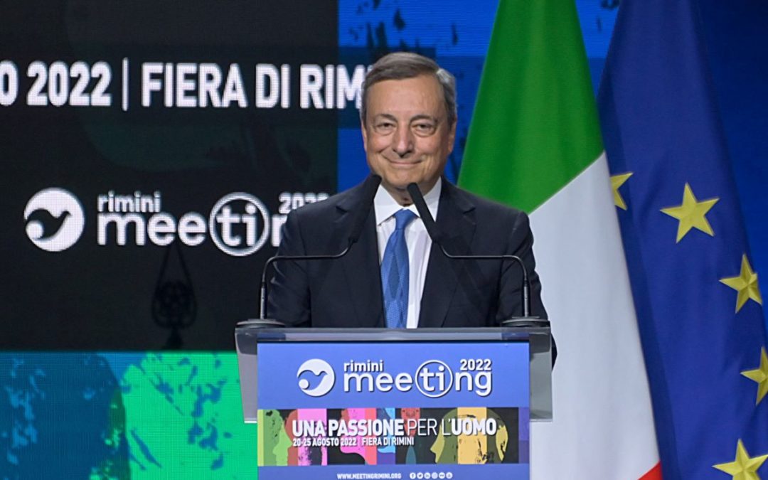 Draghi: «Italia grande paese, ora invito tutti a votare»
