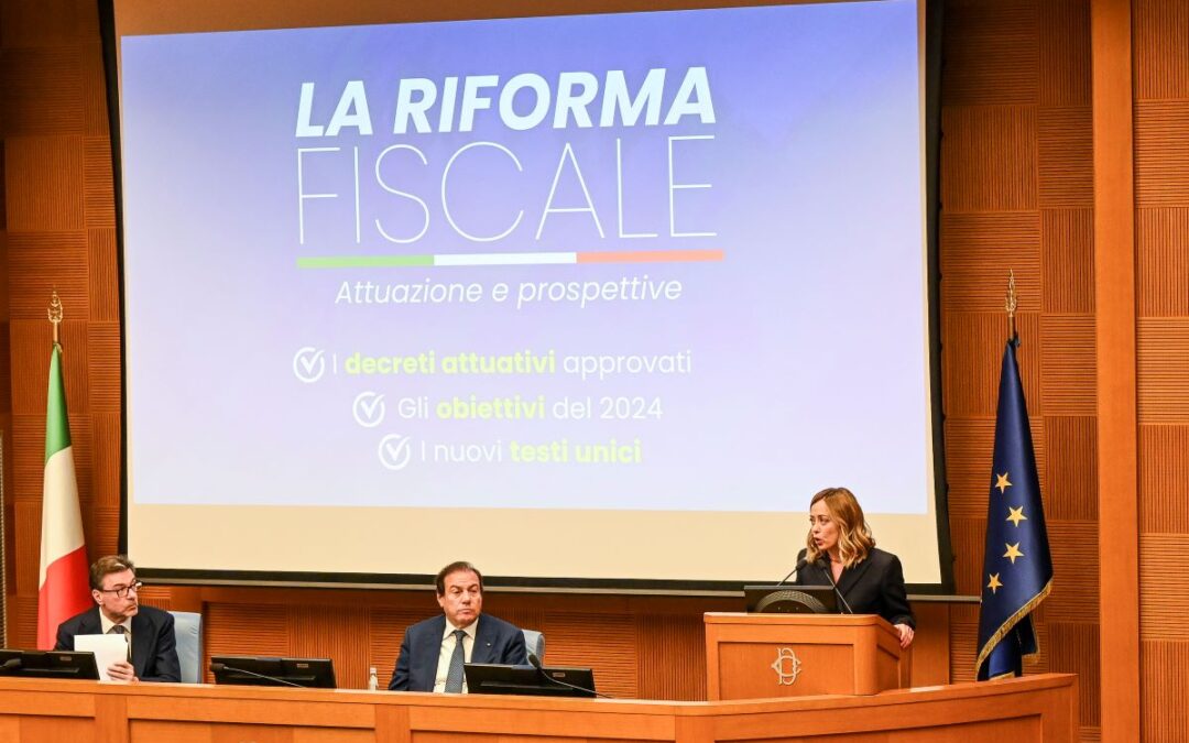 Fisco, Meloni: «La nostra è una riforma di buon senso»