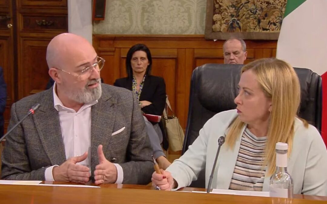 Meloni a Bonaccini: «Per voi vota a destra chi studia poco»